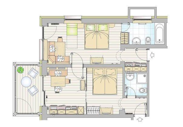 Apartments Chalet Ciufdlton Colfosco Rom bilde